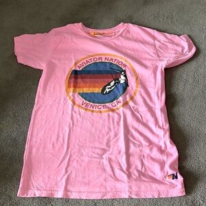 Aviator Nation Kids Pink T-Shirt
